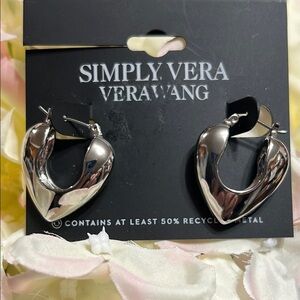Vera Wang Heart Earrings
